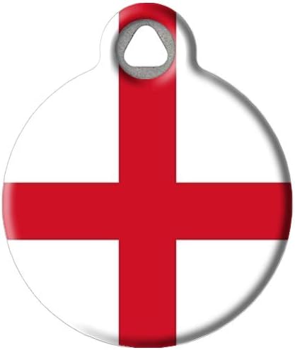 England Flag Pet ID Tag for Dogs and Cats - Dog Tag Art - SMALL SIZE