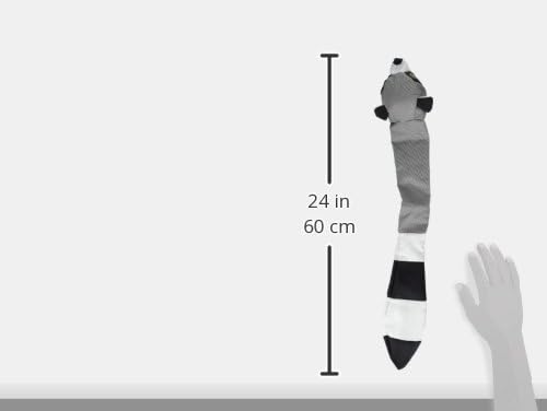 SPOT Skinneeez Durables Raccoon - Extra Tough Dog Toy Made from Ballistic Material, Stuffingless Dog Chew Toy for Strong Chewers, Great for Fetch and Tug with Large Dogs and Puppies - 23in