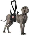 Dog Sling for Back Legs, Dog Lift Harness, Magic Tape Dog Sling for Large Dogs Hind Leg Support, Elderly Dog Lifter, Assist Canie Hip Arthritis K9 Cruciate Ligament Rehabilitation (Brown, Extra Large)