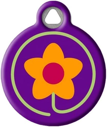 Dog Tag Art Lupine Pattern Spring Fling - Custom Pet ID Tag for Dogs and Cats