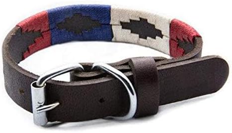 Gaucho Goods Leather Big Dog Collar - The Patriot (XL)