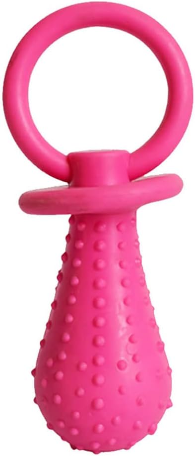 Dog Pacifier Chew Toy Pet Teeth Cleaning Pacifier Toy Puppy Molar Chewing Random Color, Pet Teething