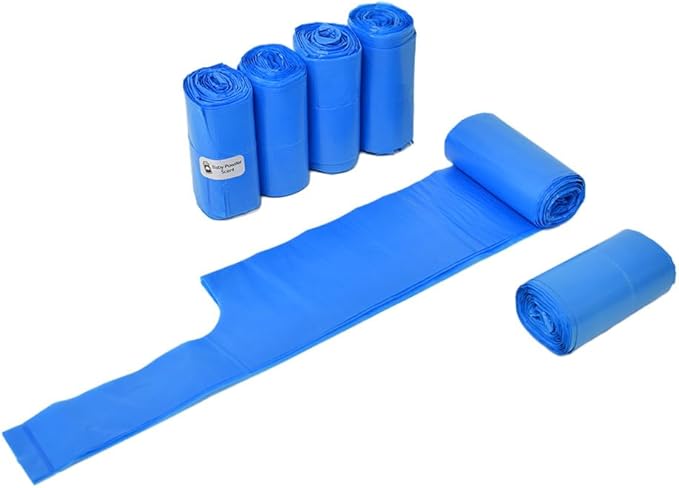 Large Dog Waste Bags on a Roll with Easy Tie Handles, Extra Thick and Strong Poop Bags, 72 Count, Scented, 5.5 x 5.5 x 17 Inches