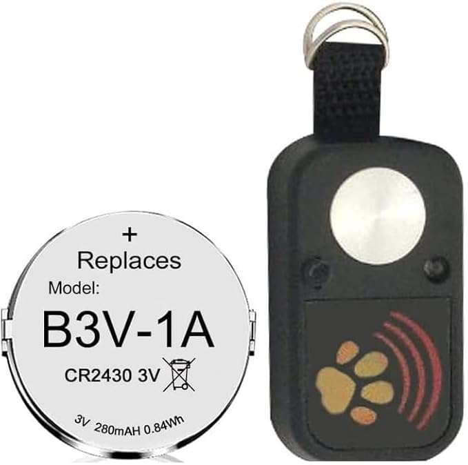 Abeden B3V 1A Lithium Replacement Batteries Compatible with High Tech Pet Single Electronic Collar Battery for Model MS-4 and MS-5 2 Pack