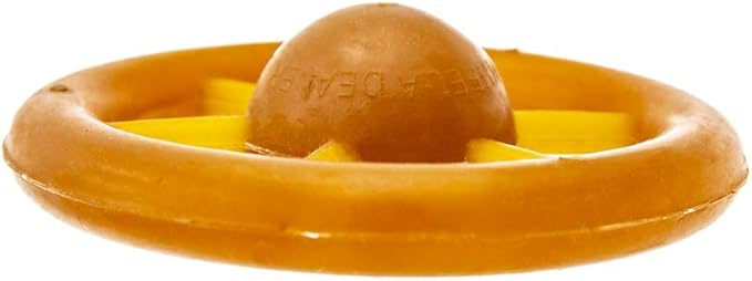 Fuzzy Puppy Dog Toys for Aggressive Chewers: All-Natural Rubber, Durable Dog Chew Toy, Great Teething Toys for Puppies | Wheelie (FP-Toy05)