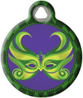 Dog Tag Art Big Easy Lupine Pattern Personalized Pet ID Tag for Dogs and Cats, Silent Polymer Coated Stainless Steel Nametag with Customized Identification Information, Large 1.25" Diameter