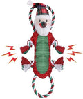 Newget Christmas Dog Toys with Squeaker for Aggressive Chewers - Cute Squeak Toys for Large, Medium, Small Dogs - Interactive Chew Toys, Durable for Puppy Teething