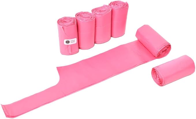 Large Dog Waste Bags on a Roll with Easy Tie Handles, Extra Thick and Strong Poop Bags, 72 Count, Scented, 5.5 x 5.5 x 17 Inches