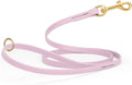 Viper Biothane K9 Working Dog Leash Waterproof Lead for Tracking Training Schutzhund Odor-Proof Long Line with Solid Brass Snap for Puppy Medium and Large Dogs 4ft, Pastel Purple