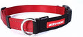 EzyDog Checkmate Martingale Collar for Dogs – Premium Nylon Training Dog Collar for Easy Control with no Choking (Large, Red)