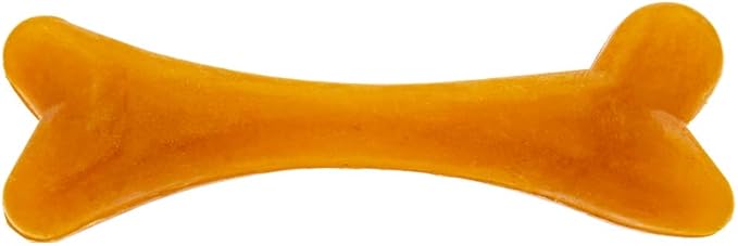 Fuzzy Puppy Dog Toys for Aggressive Chewers: All-Natural Rubber, Durable Dog Chew Toy, Great Teething Toys for Puppies | DOGGO Bone, Large (FP-Toy08)