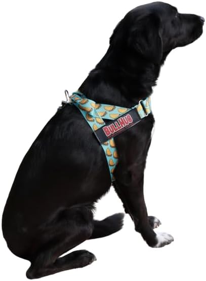 BULLHUG Adjustable Dog Harness– No Pull, No Choke – for English Bulldogs, French Bulldogs, Pugs & Broad-Chested Breeds – Easy, Safe Walks (Taco, Small)