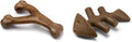 Benebone Wishbone and Fishbone Durable Dog Chew Toys for Aggressive Chewers, Made in USA