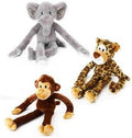 Multipet 22" Swing Safari Dog Chew Toys (3 Pack)