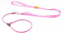 Howgo Dog Slip Lead Dog Leash, Training Lead, No-Pull Slip Leash and Collar, Heavy Duty & Durable Nylon, Padded Handle, for All Breeds (Pink, 5FT)