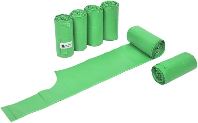 Large Dog Waste Bags on a Roll with Easy Tie Handles, Extra Thick and Strong Poop Bags, 72 Count, Scented, 5.5 x 5.5 x 17 Inches