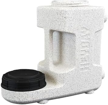 Heyday 2-1 Travel Slow Water Bowl for Dogs—Storage with Spill-Proof Lid, BPA-Free Heavy-Duty Roto-Molded Plastic, Keeps Contents Fresh, Made in USA, Holds Up to 3 Gallons.