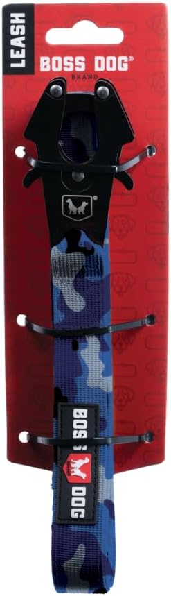 Boss Dog Tactical Leash, Blue Camo, 6 FT