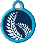 Dog Tag Art Lupine Pattern Willow - Custom Pet ID Tag for Dogs and Cats
