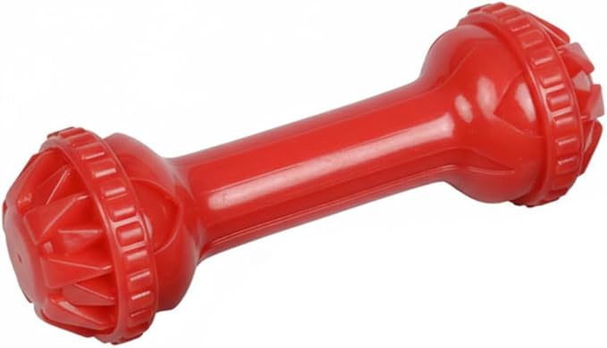 Festive Chew Toy Bone with Treat Dispenser - Interactive Holiday Puzzle Feeder for Aggressive Chewers