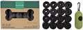 Dog Waste Bag Leak Proof Extra Thick Refill Rolls 240 Bags 16 Rolls w/Dispenser 13 x 9 Inch Black