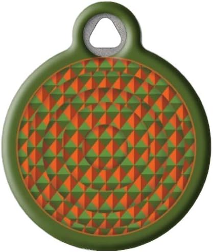 Dog Tag Art Lupine Pattern Copper Canyon - Custom Pet ID Tag for Dogs and Cats