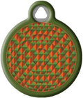 Dog Tag Art Lupine Pattern Copper Canyon - Custom Pet ID Tag for Dogs and Cats