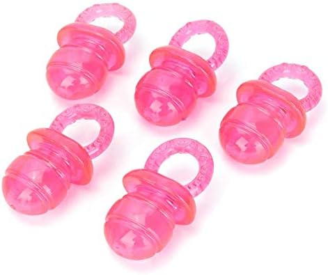 5PCS Pet Dog Chewing Toy, Pacifier Shaped Pet Dogs Teether Teething Sounding Interactive Chew Toy(Red)