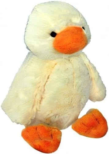 Pet Lou 15" Colossal Duck Plush Dog Tough Toy, Durable Super-Soft Fabric Squeaky Interactive Toy for Aggressive Chewers, Heavy Duty Stuffed Dog Toy, Longest-Lasting