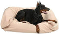 4Knines Luxury Dog Bed Cover – Waterproof Cover for Dog Bed – Heavy Duty Quilted Material – Durable, Machine Washable – USA Based Brand – Medium (Tan)