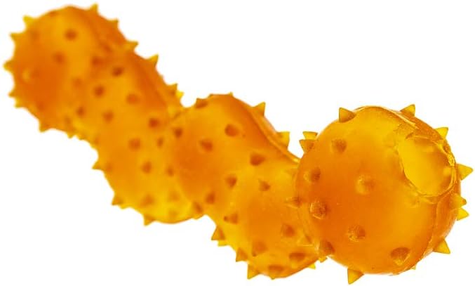 Fuzzy Puppy Dog Toys for Aggressive Chewers: All-Natural Rubber, Durable Dog Chew Toy, Fillable Interactive Dog Toys, Great Teething Toys for Puppies | Spike The Snake (FP-Toy22)