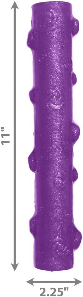 KONG - Squeezz Crackle Stick - Strong Indoor/Outdoor Dog Toy (Assorted Colors) - For Large Dogs