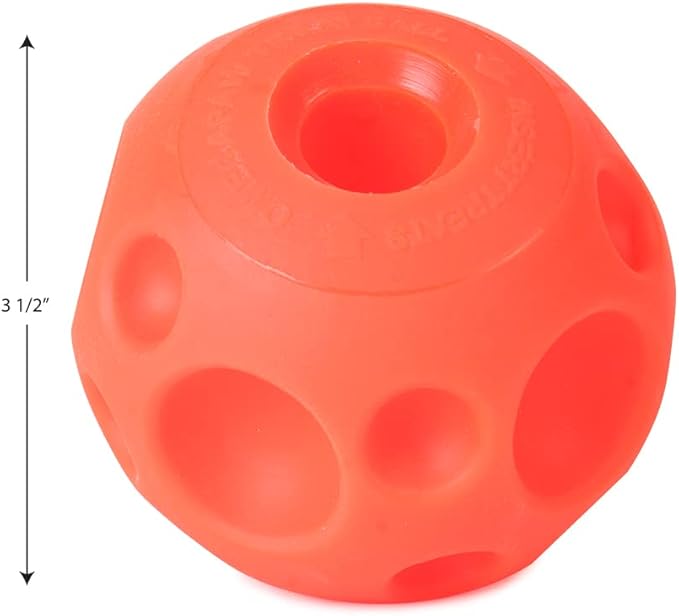 Omega Paw Authentic Tricky Treat Ball - Medium,Orange