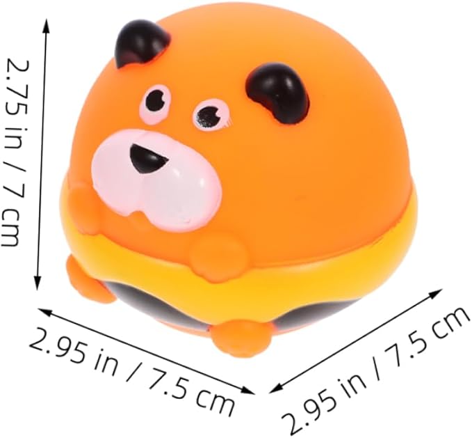 BESPORTBLE 2pcs Puppy Molar Interactive Squeaky Dog Chew Toys Safe Material for Healthy Teeth for Reducing Boredom and Damage for Playtime and Exercise