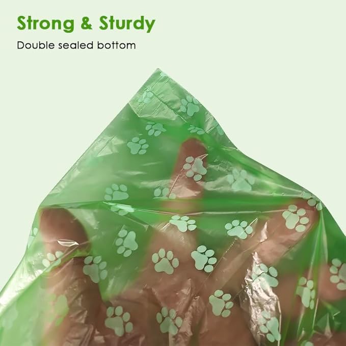 Dog & Cat Poop Bags – 135 Count Leak-Proof Waste Bags with Dispenser, Tear-Resistant Pet Cleanup Bags for Puppies, Kittens & Small Pets