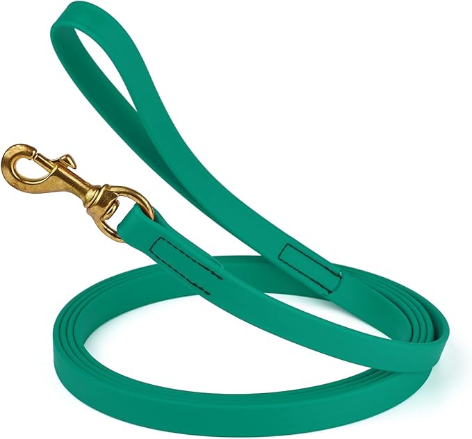 Viper K9 Biothane Working Dog Leash Waterproof Lead for Tracking Training Schutzhund Dog Sport and Search - Odor-Proof Long Line with Solid Brass Snap for Puppy Medium and Large - Water Friendly