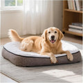 Ultra-Luxury Dog Bed, Comes with Two Kinds of Removable Cushions, Warm in Winter and Cool in Summer, Wear-Resistant and Tear-Resistant Supportive Pet Sofa with Non-Slip Bottom, 43inch