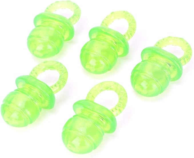 Pet Dog Chew Toy, 5PCS / Set Pacifier Shaped Pet Dogs Teether Teething Sounding Interactive Chew Toy Teeth Cleaning Interactive Training Play Toy for Pet Puppy Dog Supplies (Green)