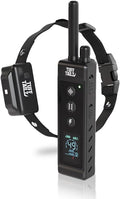 Dog Training Collar - 4265FT Range, Waterproof IP67, Built-in Flashlight, Customizable Training Modes, Comfortable Fit for Small, Medium, Large Dogs, Dark Blue