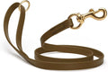 Viper Biothane K9 Working Dog Leash Waterproof Lead for Tracking Training Schutzhund Odor-Proof Long Line with Solid Brass Snap for Puppy Medium and Large Dogs 6ft, Coyote Brown