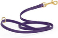 Viper Biothane K9 Working Dog Leash Waterproof Lead for Tracking Training Schutzhund Odor-Proof Long Line with Solid Brass Snap for Puppy Medium and Large Dogs 6ft, Violet Purple