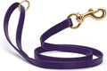 Viper Biothane K9 Working Dog Leash Waterproof Lead for Tracking Training Schutzhund Odor-Proof Long Line with Solid Brass Snap for Puppy Medium and Large Dogs 6ft, Violet Purple