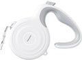 AutoBrake Retractable Dog Leash for Medium and Large Dogs, 360° Tangle-Free Dog Leash and 16Ft Strong Nylon Tape, Ergonomically Comfortable and Lightweight Grip Handle (White)