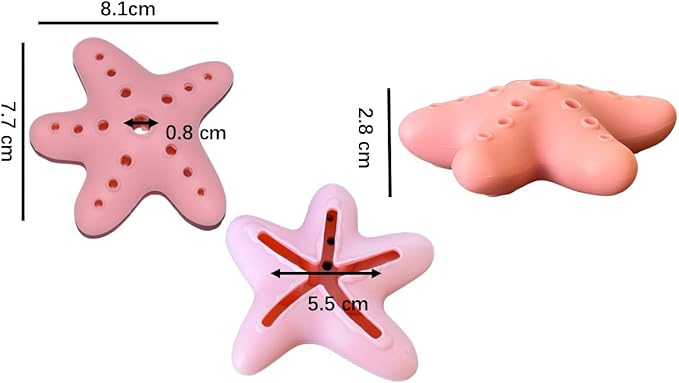 PET-ELF Ocean Paradise Series Treat Dispensing Dog Toys, Interactive and Cognitive Puzzles for Small to Medium Pets, Slow Feeder, Training in Different Levels of Difficulty, Enrichment Toys, Pack of 3