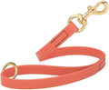 Viper Biothane K9 Working Dog Leash Waterproof Lead for Tracking Training Schutzhund Odor-Proof Long Line with Solid Brass Snap for Puppy Medium and Large Dogs 20in, Coral