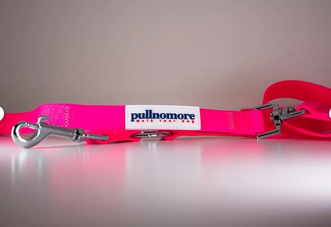No-Pull Dog Leash, Chew Resistant, Waterproof, Durable PVC Material, Multiple Sizes and Colors (Pink, Small)