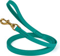 Viper K9 Biothane Working Dog Leash Waterproof Lead for Tracking Training Schutzhund Dog Sport & Search - Odor-Proof Long Line with Solid Brass Snap for Puppy Medium and Large 3/4" x 33ft Blue Aqua