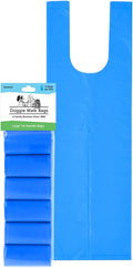Large Dog Waste Bags on a Roll with Easy Tie Handles, Extra Thick and Strong Poop Bags, 72 Count, Scented, 5.5 x 5.5 x 17 Inches