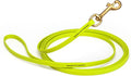 Viper K9 Biothane Working Dog Leash Waterproof Lead for Tracking Training Schutzhund Dog Sport & Search - Odor-Proof Long Line with Solid Brass Snap for Puppy Medium and Large 3/8" x 20ft SafetyYellow