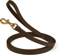 Viper K9 Biothane Working Dog Leash Waterproof Lead for Tracking Training Schutzhund Dog Sport & Search - Odor-Proof Long Line with Solid Brass Snap for Puppy Medium Large 3/4" x 33ft Chocolate Brown
